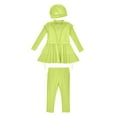 thumbnail image 1 of Swimsuit for Girls Three piece Long Sleeve Full Cover Hijab Arabic Spring Summer Beach Swimwear for Kids Girl 6-7 Years, 1 of 6