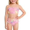 thumbnail image 1 of Girls Two Piece Swimsuits Mermaid Swimsuit for Girls Cute Bathing Suits Girls Bathing Suits Size 7-8 Pink, 1 of 6
