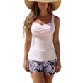 thumbnail image 1 of Swimsuit for Women 2 Piece Bathing Suits Floral Print Tankini Swimsuit Bikini Separates Two Piece Bathing With, 1 of 5