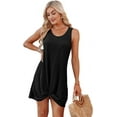 thumbnail image 1 of Swimsuit for Women Bathing Suit Beach Vacation Clothes for Women Beach Fashion Twisted Dress, 1 of 9