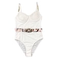 thumbnail image 1 of Swimsuit for Women Bathing Suit for Women Tummy Control Women Tie Knot Swimsuits Ruched Swimwear Halter Bathing Suit, 1 of 6