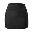 thumbnail image 1 of Swimsuit for Women Bikini Bottom Swim Skirt Short Beach Dress Swimwear Pants, Black, S, 1 of 7