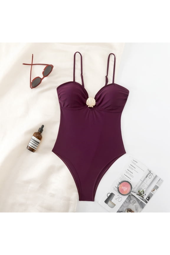 Swimsuit for Women Cami Swimsuit Sleeveless Spaghetti Strap Tank Top Body Suit 2026 Summer Going Out Outfits