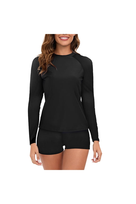 Swimsuit for Women,Shorts for Women,Swimsuit Women Long Sleeve And Shorts Diving Suit Siamese Summer Beach Surfing Swimwear,Womens Shorts for Summer