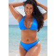 thumbnail image 1 of Swimsuits For All Women's Plus Size Beach Babe Triangle Bikini Set 24 Ultramarine, Ultramarine, 1 of 4