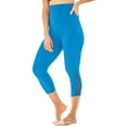 thumbnail image 1 of Swim 365 Women's Plus Size High-Waisted Swim Capri With Lattice Detail, 1 of 4
