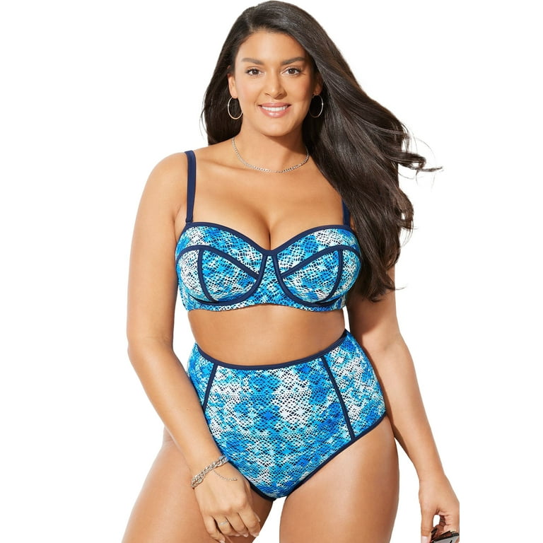 Crochet swimsuit store plus size