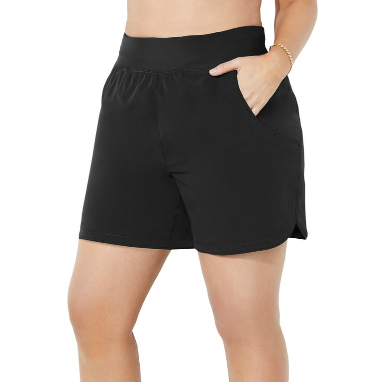 Women's plus size quick dry shorts discount
