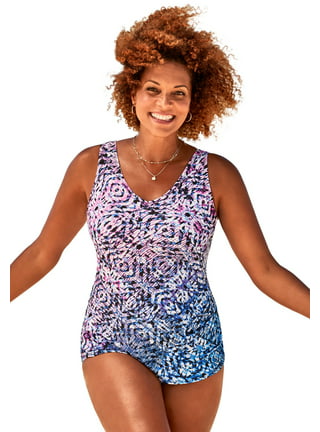 Womens Plus One-piece Swimsuits in Womens One-Piece Swimsuits