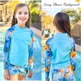 thumbnail image 1 of Swimsuits For Girls Rash Guard Swimsuits 2 Piece Bathing Suit Upf 50+ Summer Swimwear Bathing Suit For Kids, 1 of 6