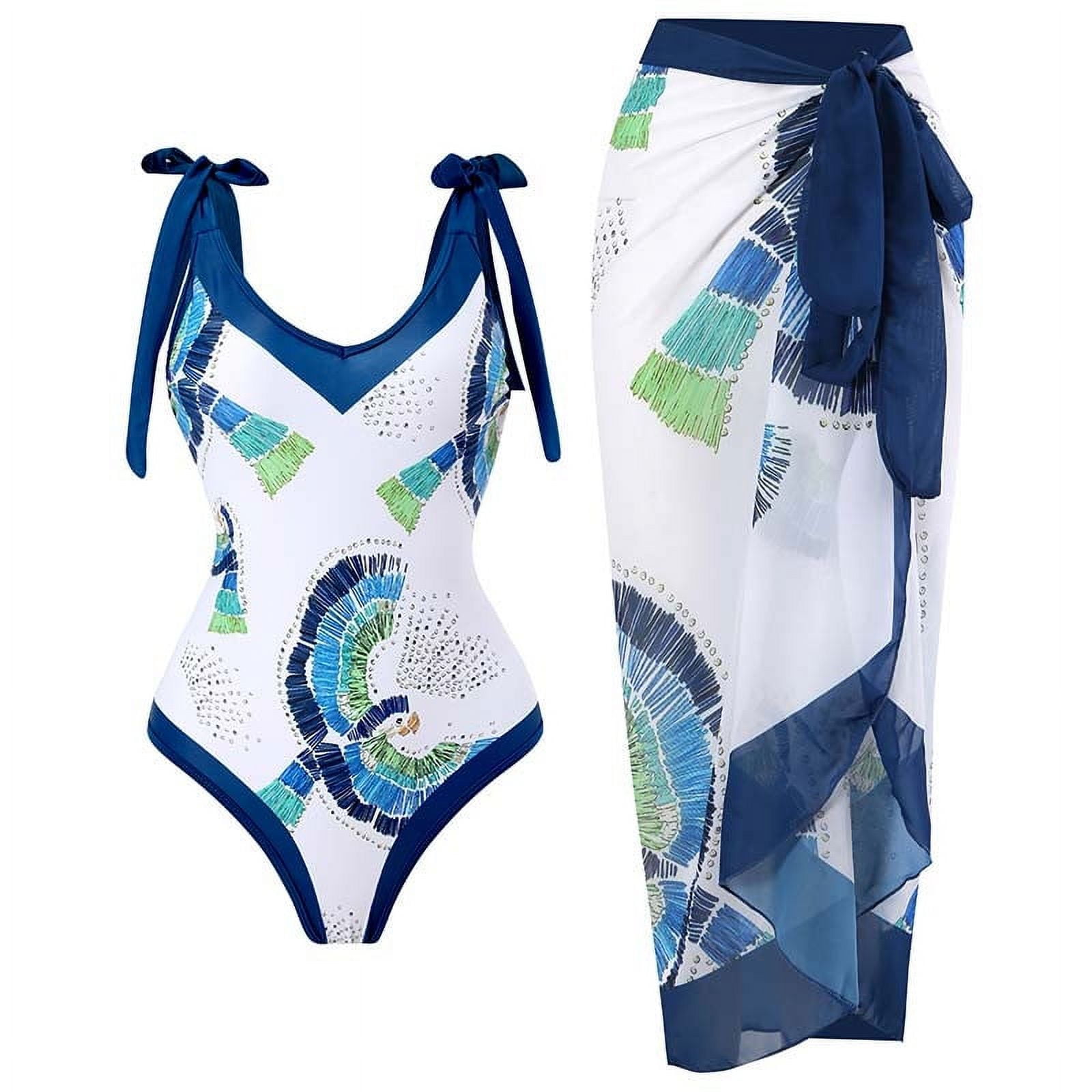 Xihbxyly Swim Suits, Women Two Piece Women's Print Bikini Swimsuit