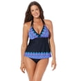thumbnail image 1 of Swimsuits for All Apron Halter Tankini Set, 1 of 6