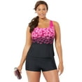 thumbnail image 1 of Swimsuits for All Chlorine Resistant Classic Tankini Set With Boy Short, 1 of 2