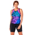 thumbnail image 1 of Swimsuits for All Chlorine Resistant High Neck Racerback Tankini Set With Bike Short, 1 of 5
