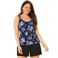 thumbnail image 1 of Swimsuits for All Classic Tankini Set With Short, 1 of 3