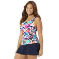 thumbnail image 1 of Swimsuits for All Classic Tankini Set With Skirt, 1 of 4