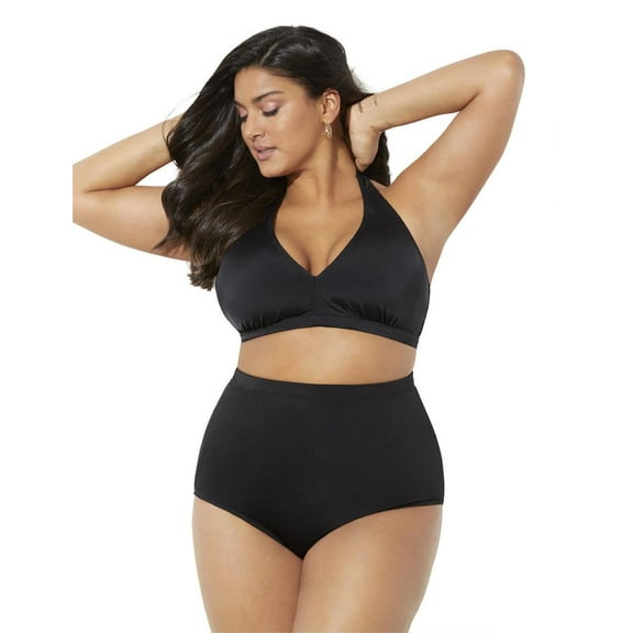 Swimsuits for All Diva Halter High Waist Bikini Set