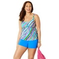 thumbnail image 1 of Swimsuits for All Flared Tankini Set, 1 of 5