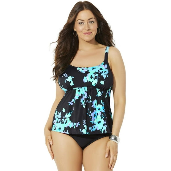 Swimsuits for All Flared Tankini Set