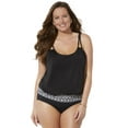thumbnail image 1 of Swimsuits for All Loop Strap Blouson Tankini Set, 1 of 4