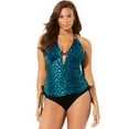 thumbnail image 1 of Swimsuits for All Plunge Tankini Set, 1 of 1