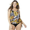 thumbnail image 1 of Swimsuits for All Side Tie Blouson Tankini Set, 1 of 5