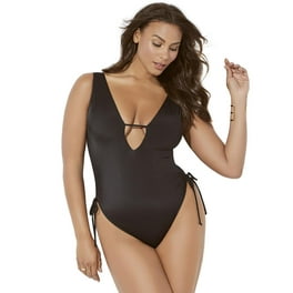 Swimsuits for All Women s Plus Size Lace Up One Piece Swimsuit Walmart