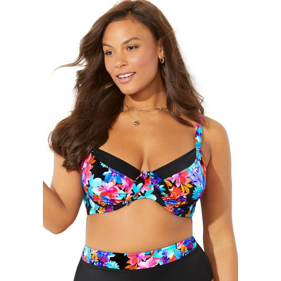 Swimsuits for All Women's Captain Underwire Bikini Top