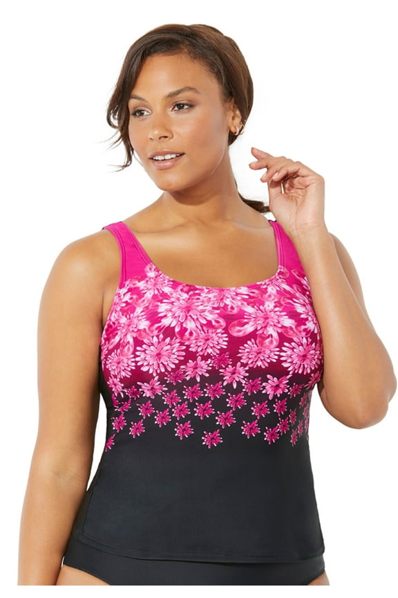 Women's Chlorine Resistant Classic Tankini Top