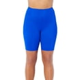 thumbnail image 1 of Swimsuits for All Women's Chlorine Resistant Long Bike Short Swim Bottom, 1 of 3