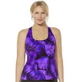 thumbnail image 1 of Swimsuits for All Women's Plus Size Chlorine Resistant Racerback Tankini Top, 1 of 5