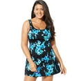 thumbnail image 1 of Swimsuits for All Women's Chlorine Resistant Tank Swimdress, 1 of 3