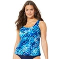 thumbnail image 1 of Swimsuits for All Women's Classic Tankini Top, 1 of 4