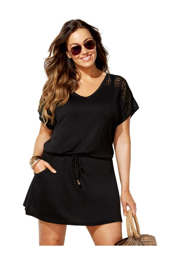 Women's Emmie Crochet Cover Up Tunic