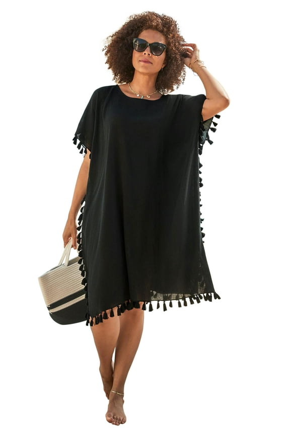 Women's Everly Pom Pom Cover Up Tunic