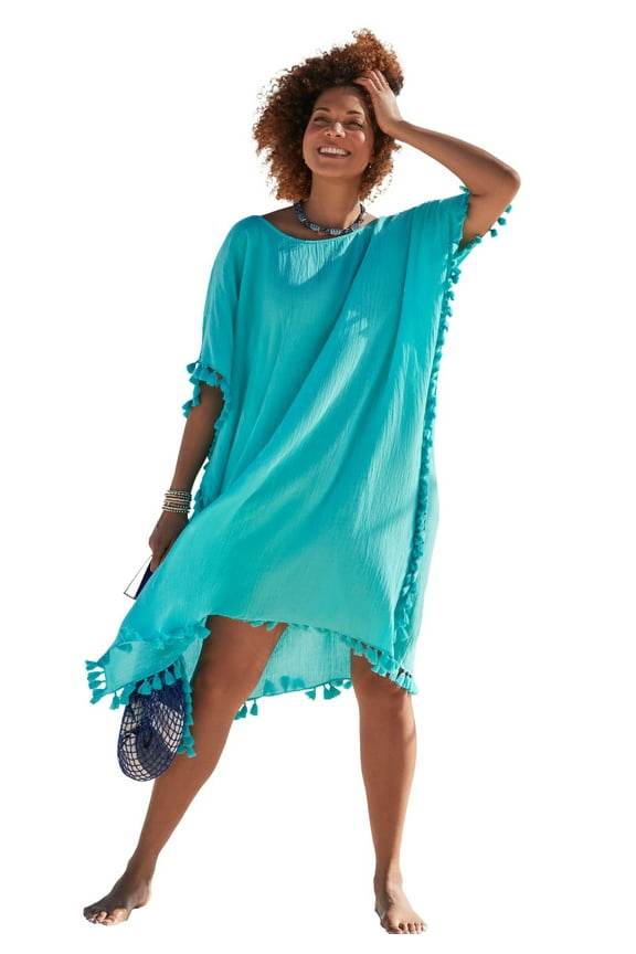 Women's Everly Pom Pom Cover Up Tunic