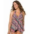 thumbnail image 1 of Swimsuits for All Women's Handkerchief Halter Tankini Top, 1 of 2