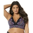 thumbnail image 1 of Swimsuits for All Women's Loop Strap Halter Bikini Top, 1 of 5