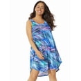 thumbnail image 1 of Swimsuits for All Women's Quincy Mesh High Low Cover Up Tunic, 1 of 3