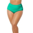 thumbnail image 1 of Swimsuits for All Women's Shirred High Waist Swim Brief, 1 of 2
