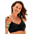 thumbnail image 1 of Swimsuits for All Women's Twist Front Bikini Top, 1 of 6