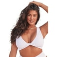 thumbnail image 1 of Swimsuits for All Women's Twist Front Crop Top, 1 of 5