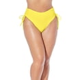 thumbnail image 1 of Swimsuits for All Women's Virtuoso Ruched Side Tie Tummy Control Bikini Bottom, 1 of 6