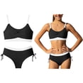 thumbnail image 1 of Swimsuits for Girls Adjustable Straps Two Piece Swim Suits with Chest Pad Bathing Suit for Girls 13-14 Years, 1 of 5
