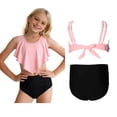 thumbnail image 1 of Swimsuits for Toddler Ruffled Two Piece Girl Bathing Suit with Chest Pad Bathing Suits for Toddler 2-3 Years, 1 of 6