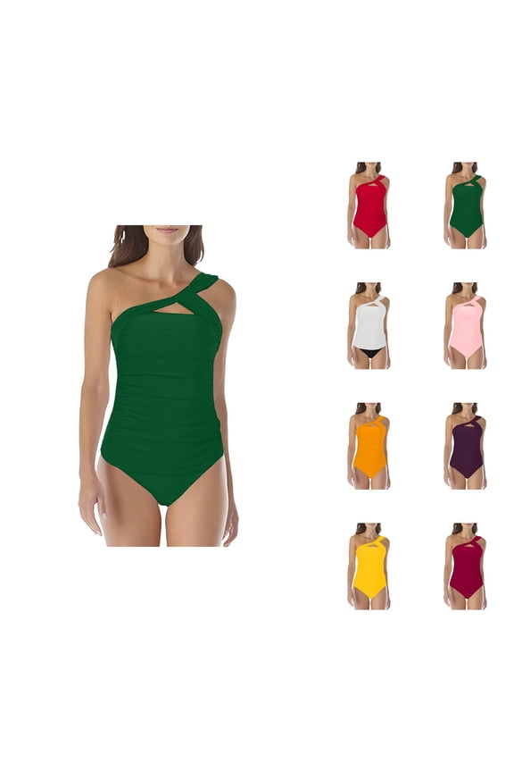 Swimsuits for Women Push Up Tankini Set with Swim Skirt High Waisted Bikini Bathing Suit Modest Coverage Beachwear Outfits