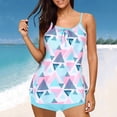 thumbnail image 1 of Swimsuits for Women Two Piece Bathing Suits Floral Print Tank Tops with Boyshorts Swimming Suits, 1 of 6