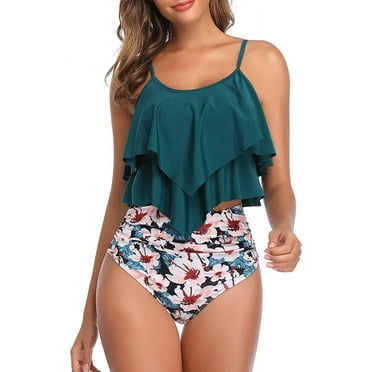 Swimsuits for Women, Two Piece Swimming Suits Womens Swimsuits High Waisted Bathing Suits