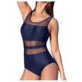 thumbnail image 1 of Swimsuits for Women,Women Bandeau Bandage Bikini Set Push-Up Brazilian Swimwear Beachwear Swimsuit Blue M(M), 1 of 9