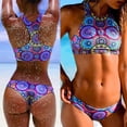 thumbnail image 1 of Swimsuits for Women,Women Bikini Set Bandage Push-Up Padded Bra Beach Swimwear Swimsuit Bathing, 1 of 9
